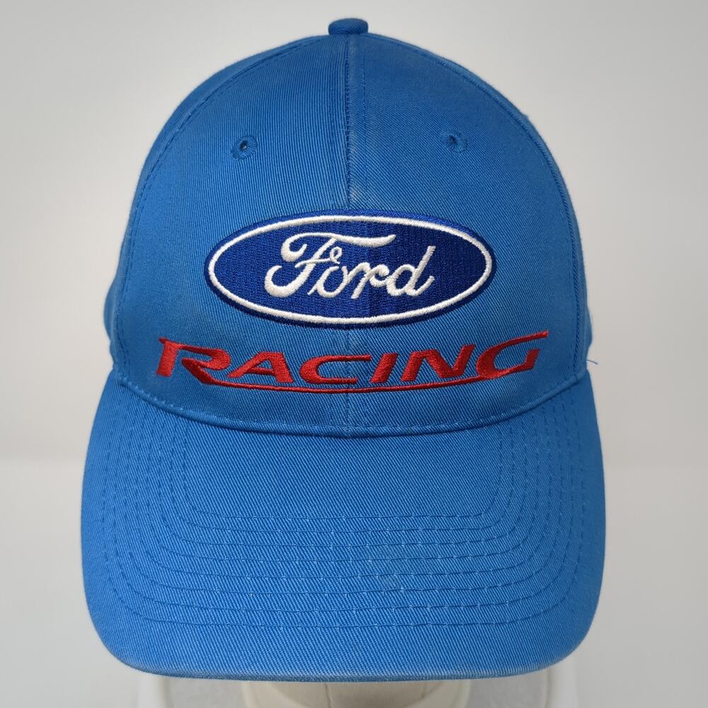 Ford Racing NASCAR Baseball Cap Blue One Size Adjustable Embroidered DP Racing - Picture 2 of 10